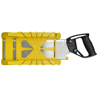 Stanley Gehrungslade PVC 350 mm mit Rückensäge