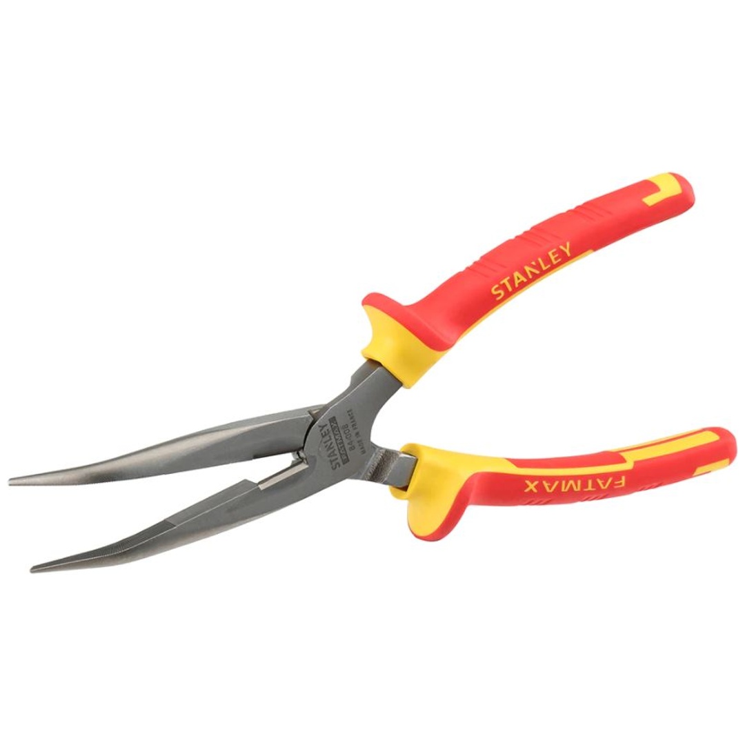 Stanley Flachrundzange FatMax VDE gebogen, 200 mm