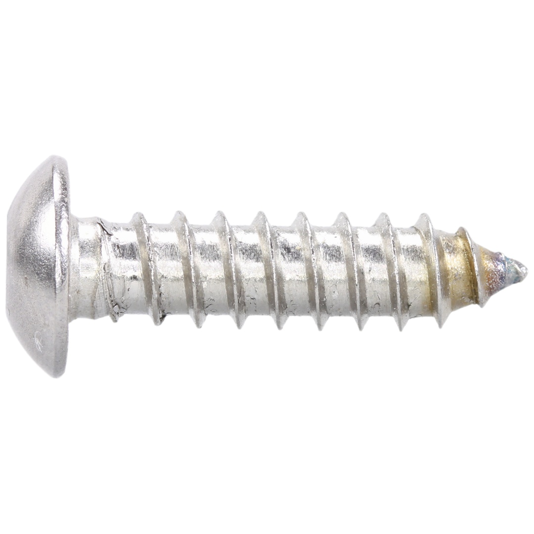 Reidl Sicherheitsschrauben, Halbrundkopf, Blechgewinde (Snake Eyes) 4,8 x 32, A2 blank