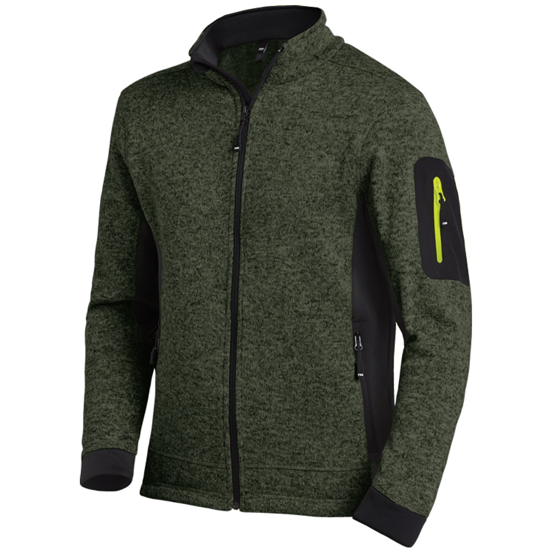 FHB Strickjacke Christoph 79595 Gr. XS oliv/schwarz