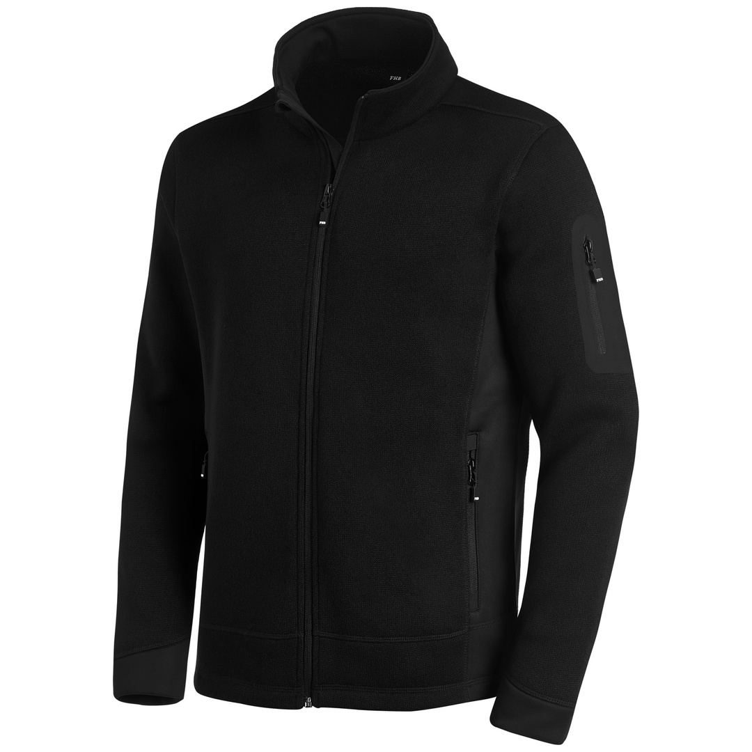 FHB Strickjacke Christoph 79595 Gr. S schwarz