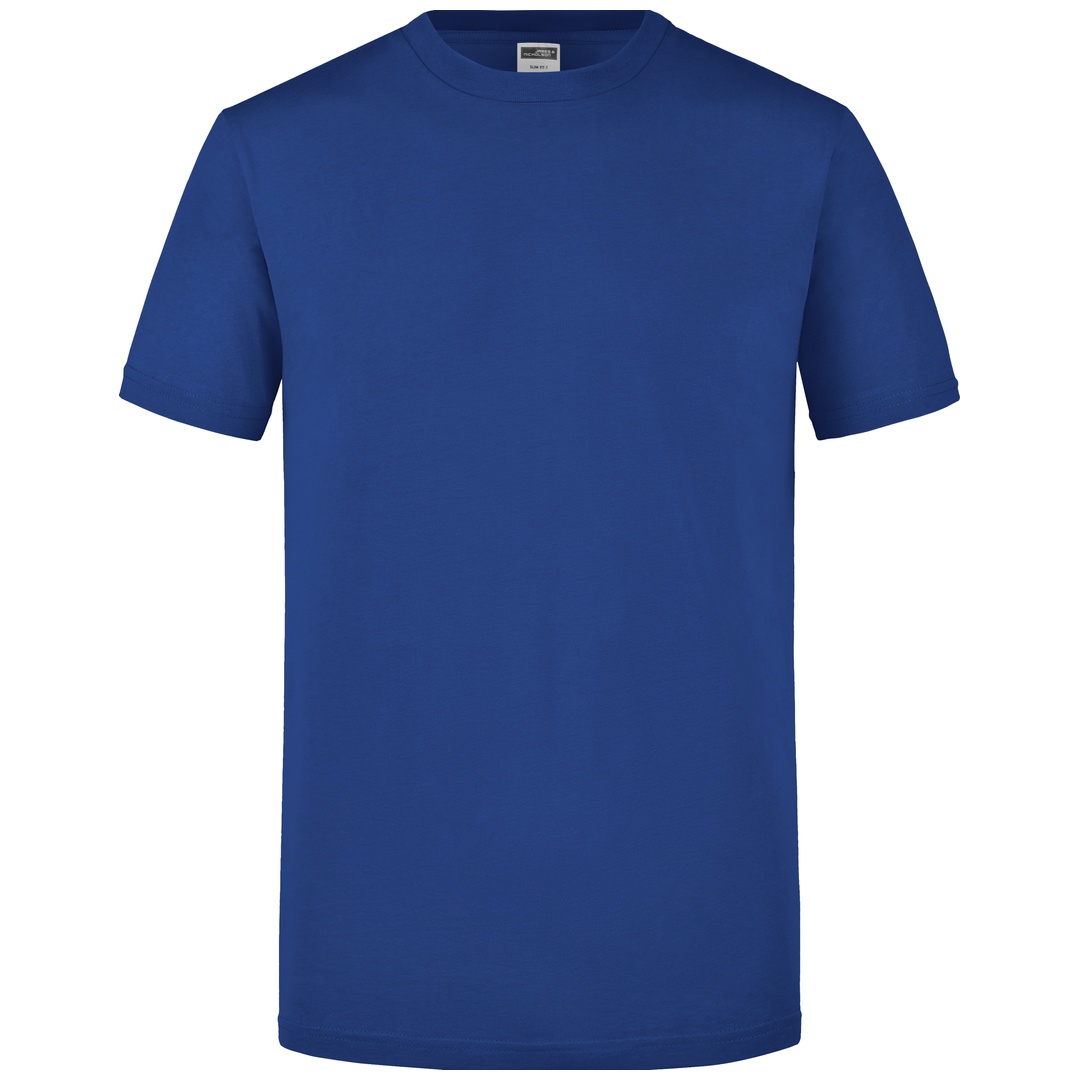 James & Nicholson Figurbetontes Rundhals-T-Shirt Herren Slim Fit JN911 Gr. 2XL royal