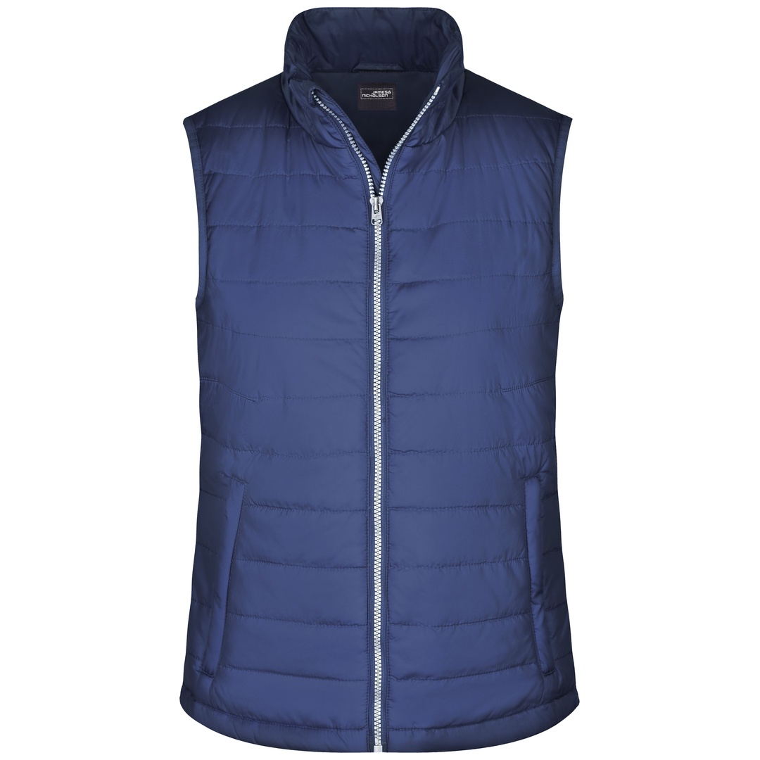 James & Nicholson leichte, wattierte Damensteppweste JN1135 Gr. XL navy