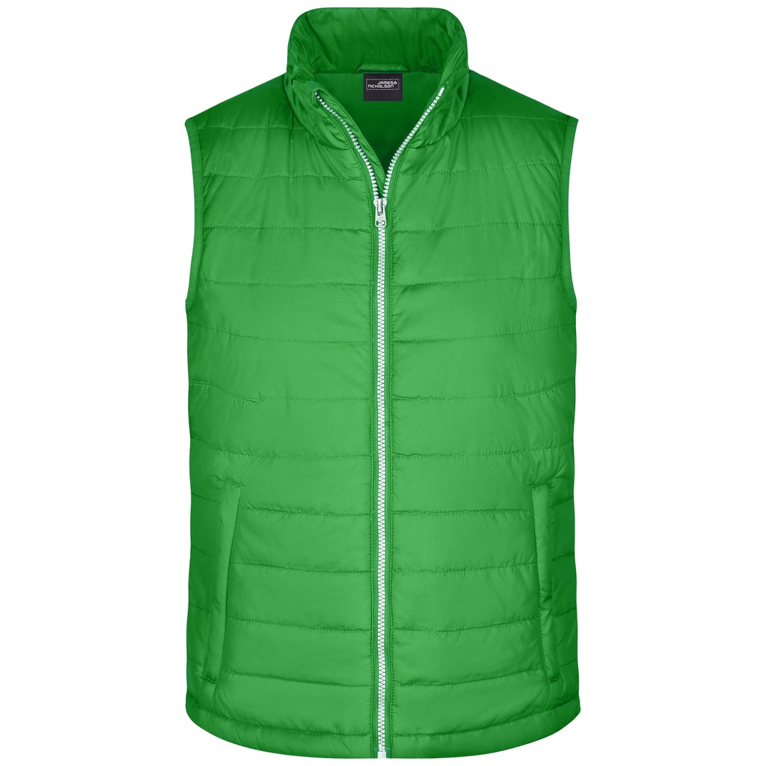 James & Nicholson leichte, wattierte Steppweste JN 1136 Gr. 3XL grün