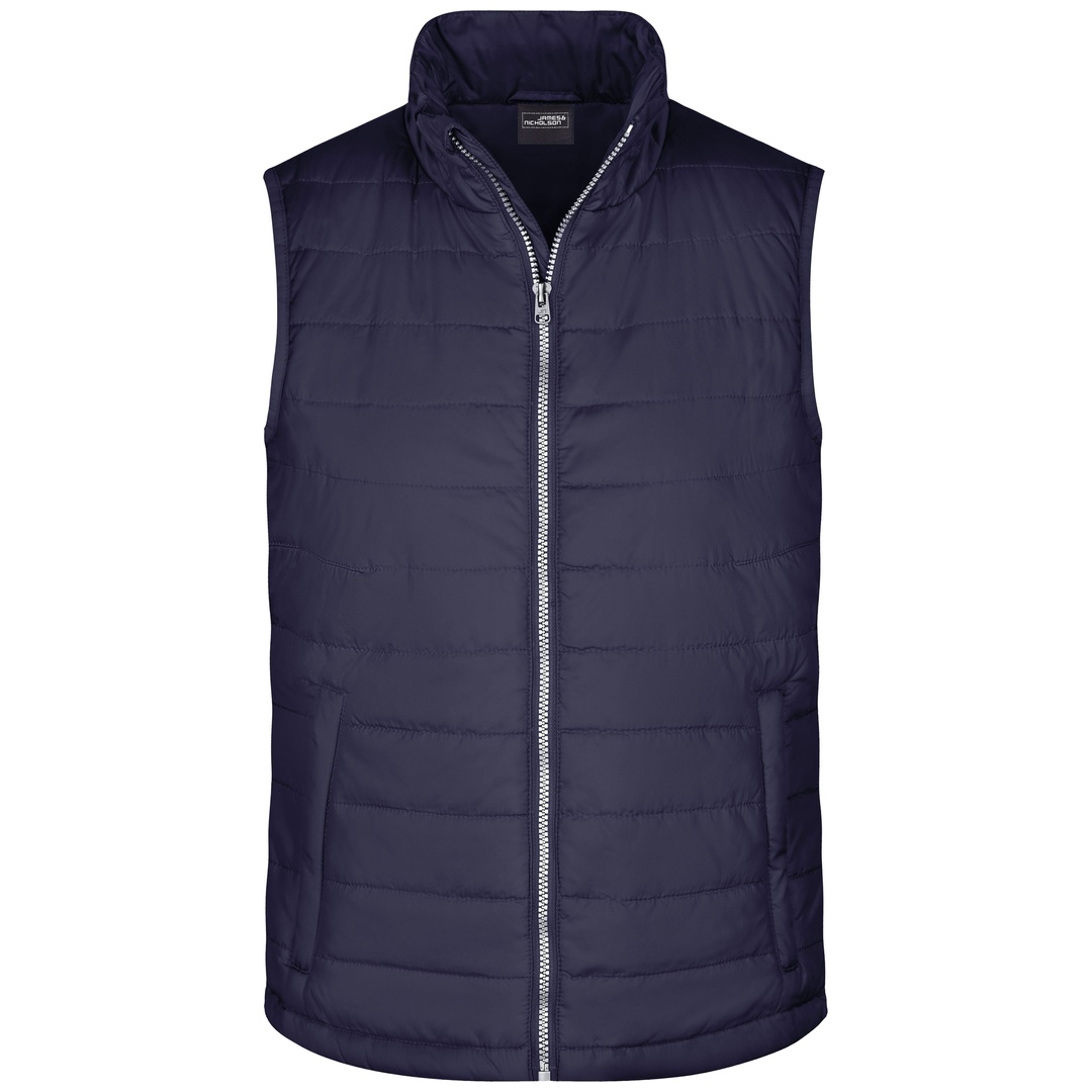 James & Nicholson leichte, wattierte Steppweste JN 1136 Gr. 2XL navy