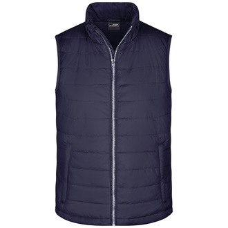 James & Nicholson leichte, wattierte Steppweste JN 1136 Gr. L navy