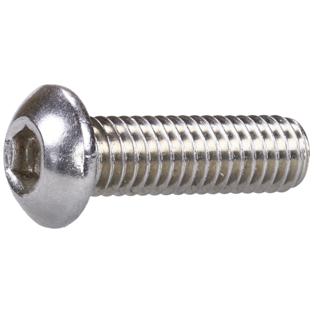 Reidl Sicherheitsschrauben, Halbrundkopf (Stopfen-Innensechskant) M 6 x 30, A2 blank