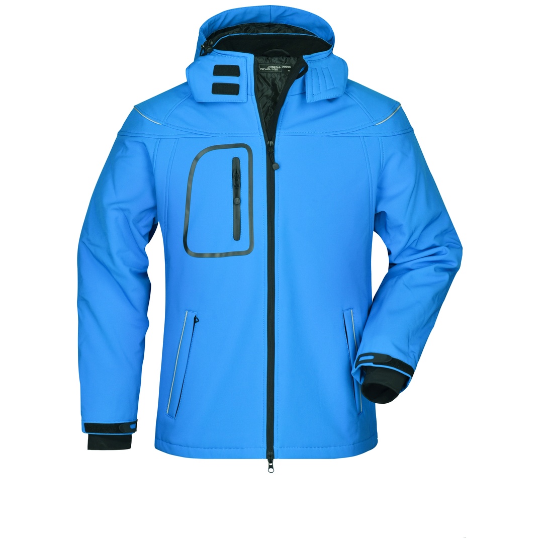 James & Nicholson Wintersoftshelljacke Herren JN1000 Gr. 3XL aqua