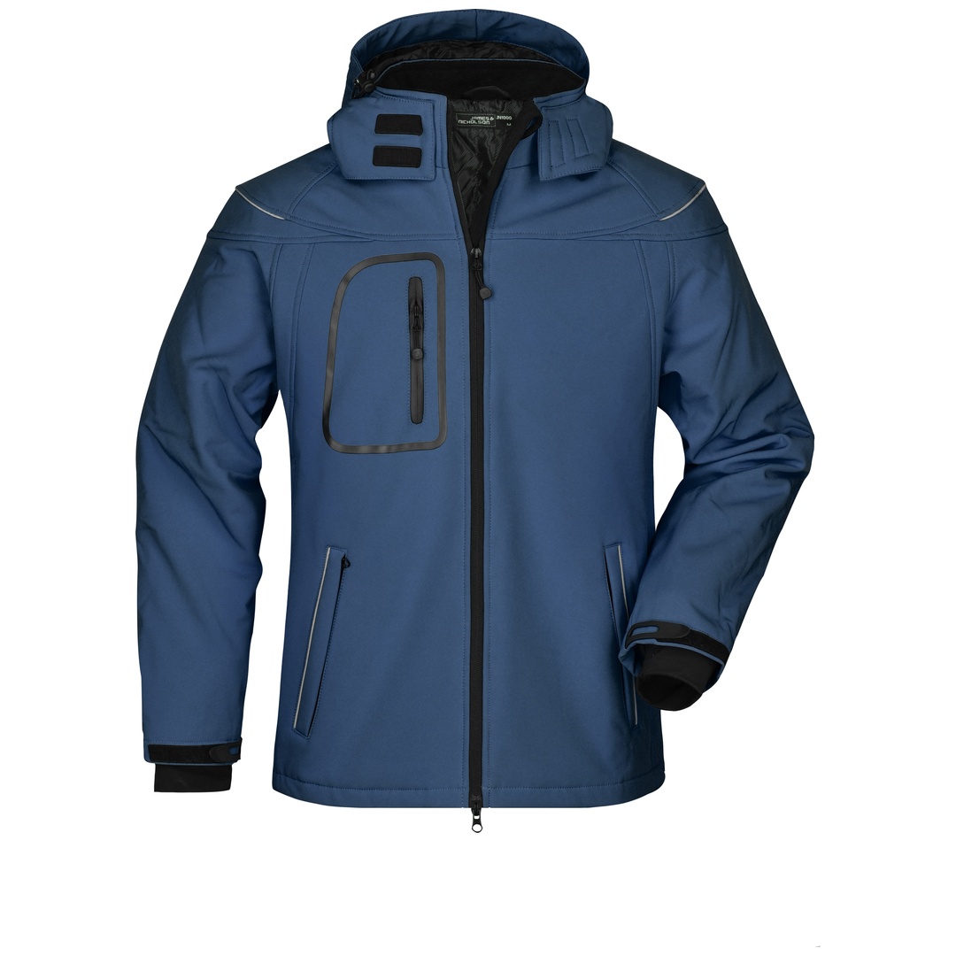 James & Nicholson Wintersoftshelljacke Herren JN1000 Gr. S navy