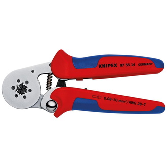 Knipex Crimp-Hebelzange, Sechskant-Pressung, 97 55 14