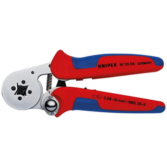 Knipex Crimp-Hebelzange, Vierkant-Pressung, 97 55 04