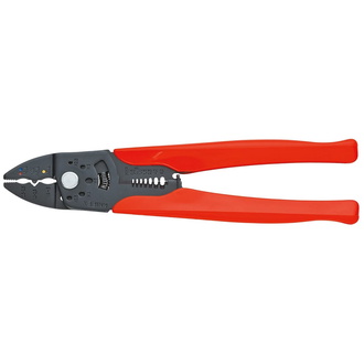 Knipex Crimpzange brüniert mit Kunststoff-Hüllen 225 mm, 97 32 225