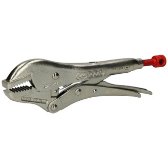 KS Tools Gripzange, gerade Backen, 28,5 mm, L=175 mm