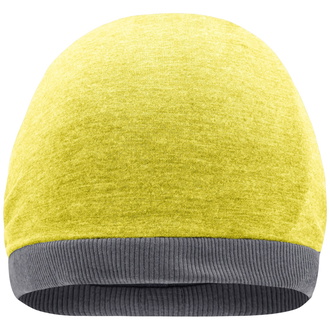 myrtle beach Legere Streetwear Mütze MB6577 Gr. one size yellow-melange/dark-grey