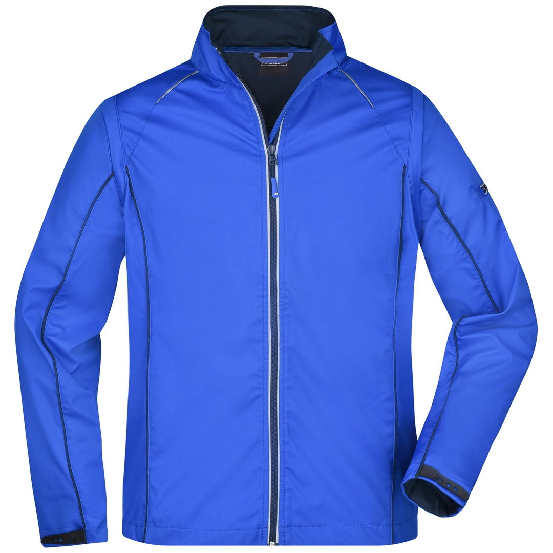 James & Nicholson Herren Zip-Off Softshell Jacke JN1122 Gr. 2XL nautic-blue/navy