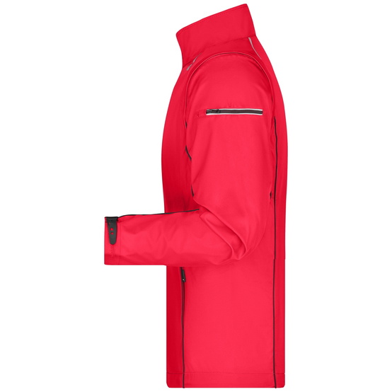 James & Nicholson Herren Zip-Off Softshell Jacke JN1122 Gr. XL red/black - 2