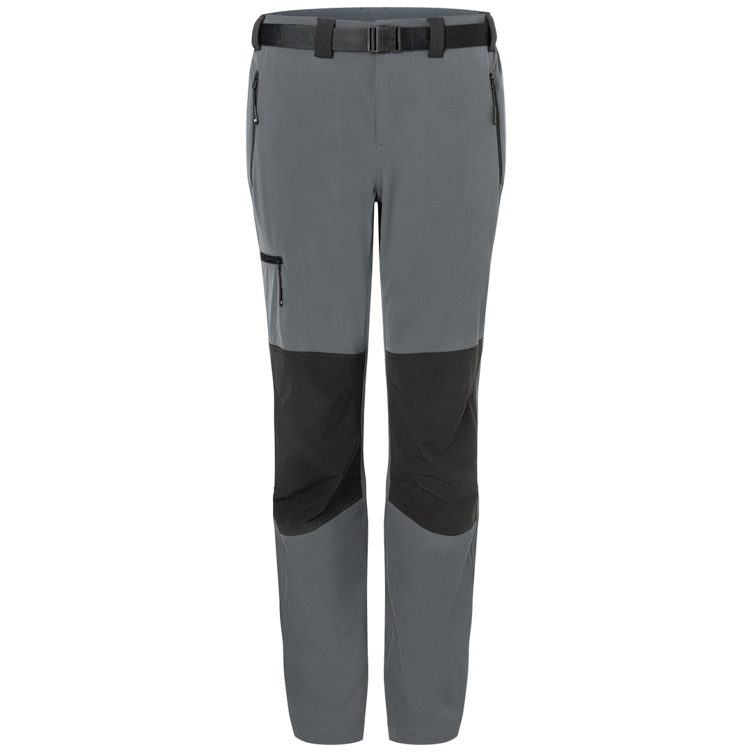 James & Nicholson Bi-elastische Herren Trekkinghose JN1206 Gr. L carbon/black