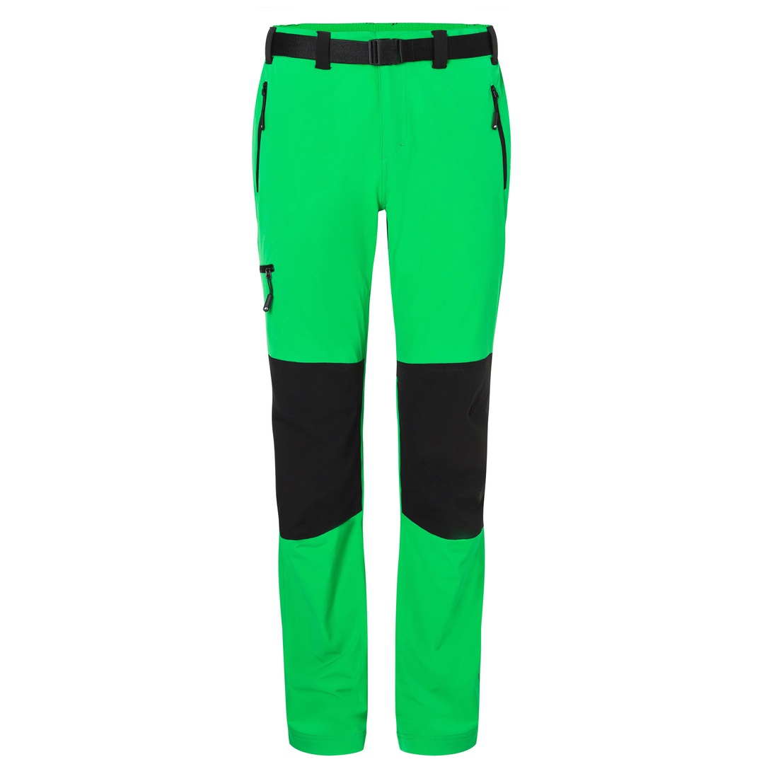 James & Nicholson Bi-elastische Herren Trekkinghose JN1206 Gr. L fern-green/black