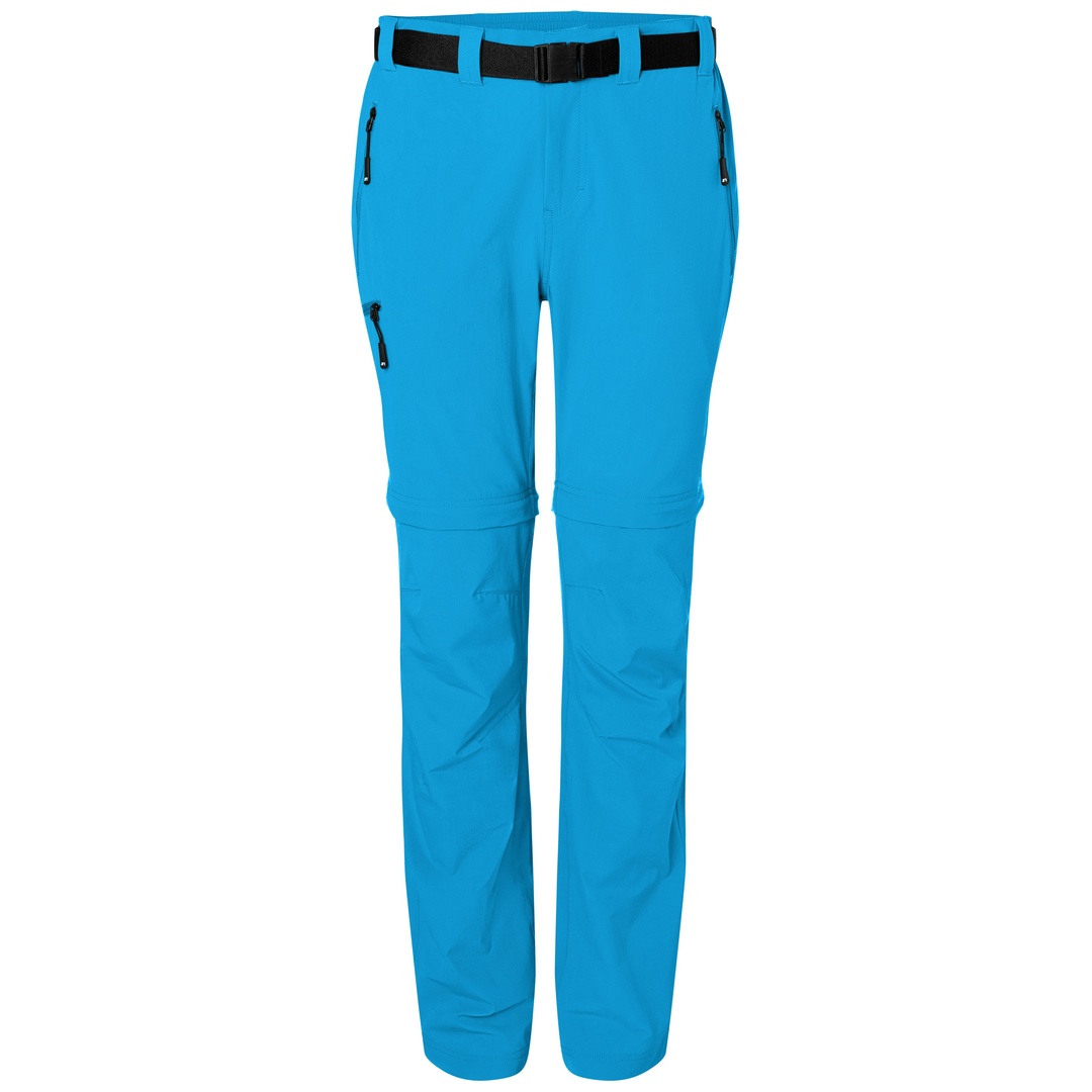 James & Nicholson Zip-Off Trekkinghose Damen JN1201 Gr. 2XL bright-blue