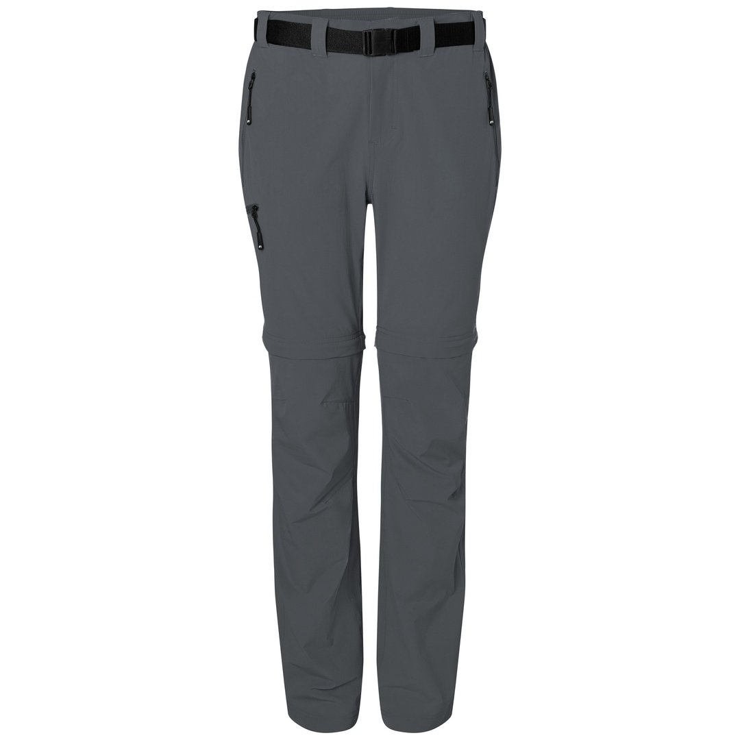 James & Nicholson Zip-Off Trekkinghose Damen JN1201 Gr. M carbon