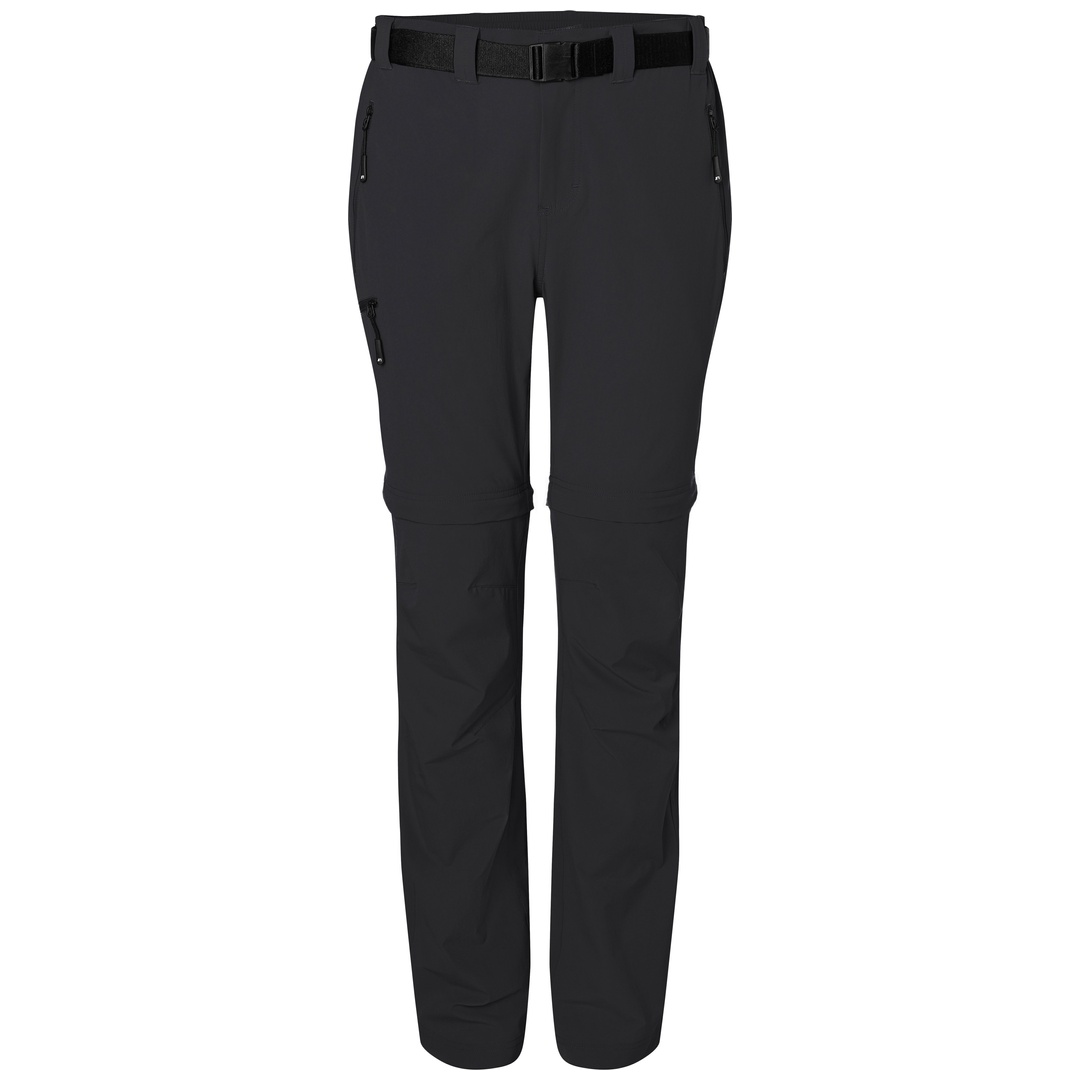 James & Nicholson Zip-Off Trekkinghose Damen JN1201 Gr. 2XL schwarz