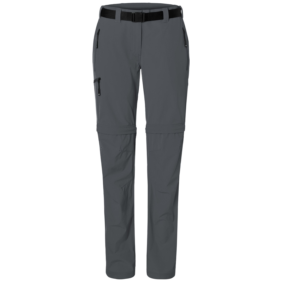James & Nicholson Zip-Off Trekkinghose Herren JN1202 Gr. S carbon