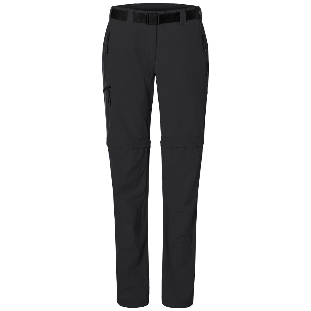 James & Nicholson Zip-Off Trekkinghose Herren JN1202 Gr. 3XL schwarz