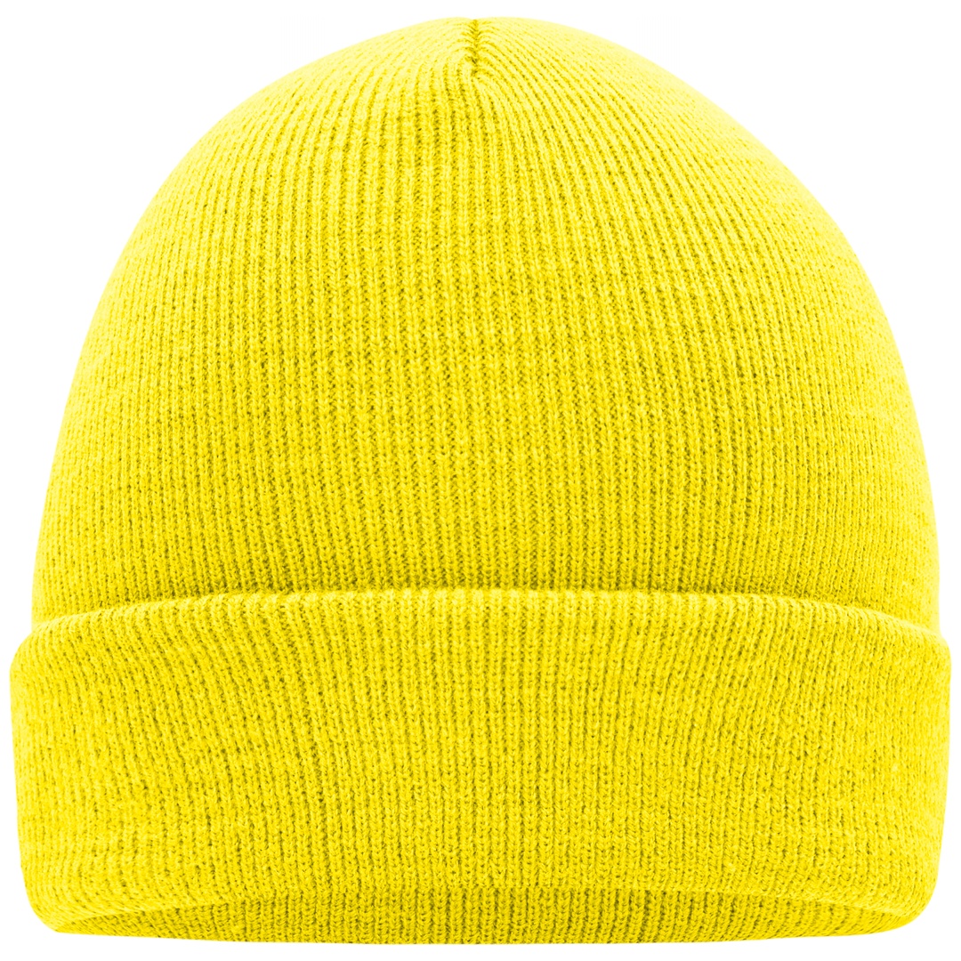 myrtle beach Klassische Strickmütze in vielen Farben MB7500 Gr. one size yellow