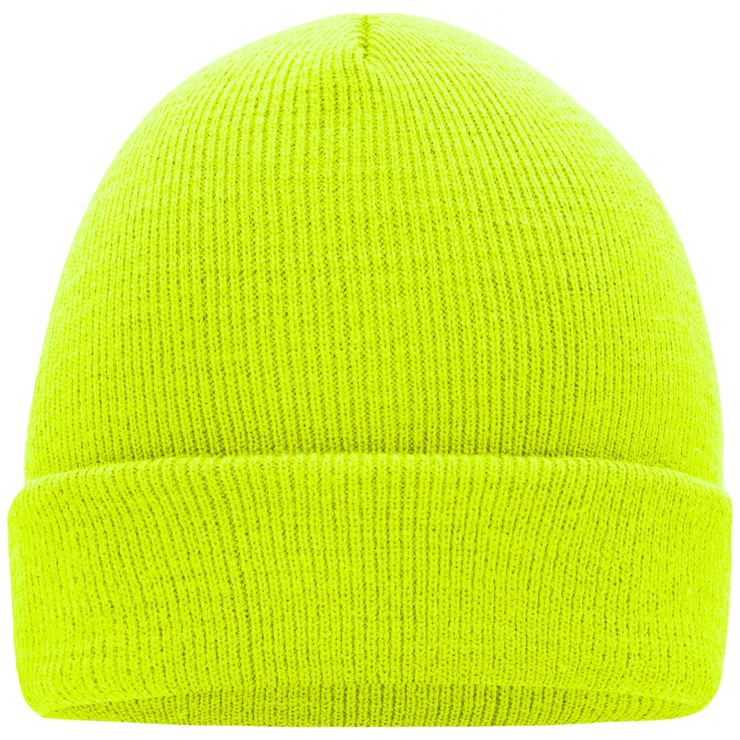 myrtle beach Klassische Strickmütze in vielen Farben MB7500 Gr. one size bright-yellow