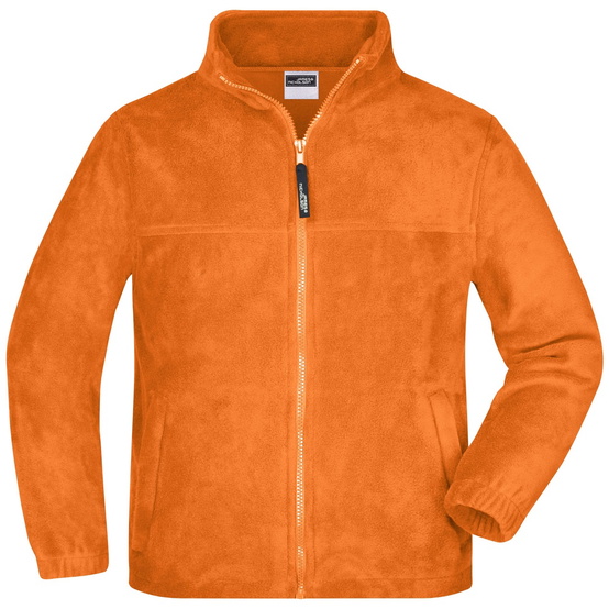 James & Nicholson Full-Zip Kinder Fleecejacke JN044K Gr. 134/140 orange - 1