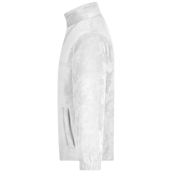 James & Nicholson Full-Zip Kinder Fleecejacke JN044K Gr. 158/164 weiß - 2