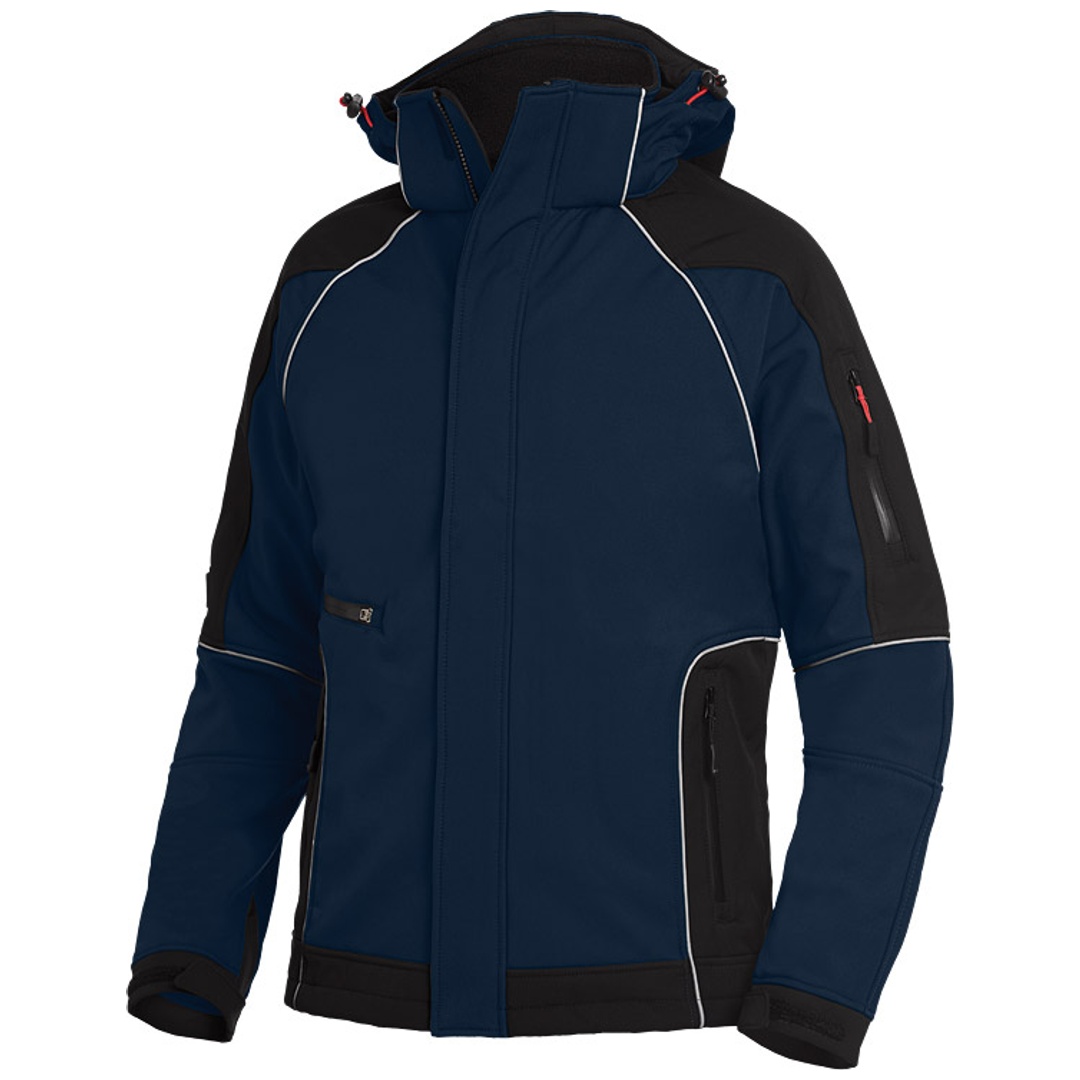 FHB Softshell-Jacke Walter 78518 Gr. 2XL marine/schwarz