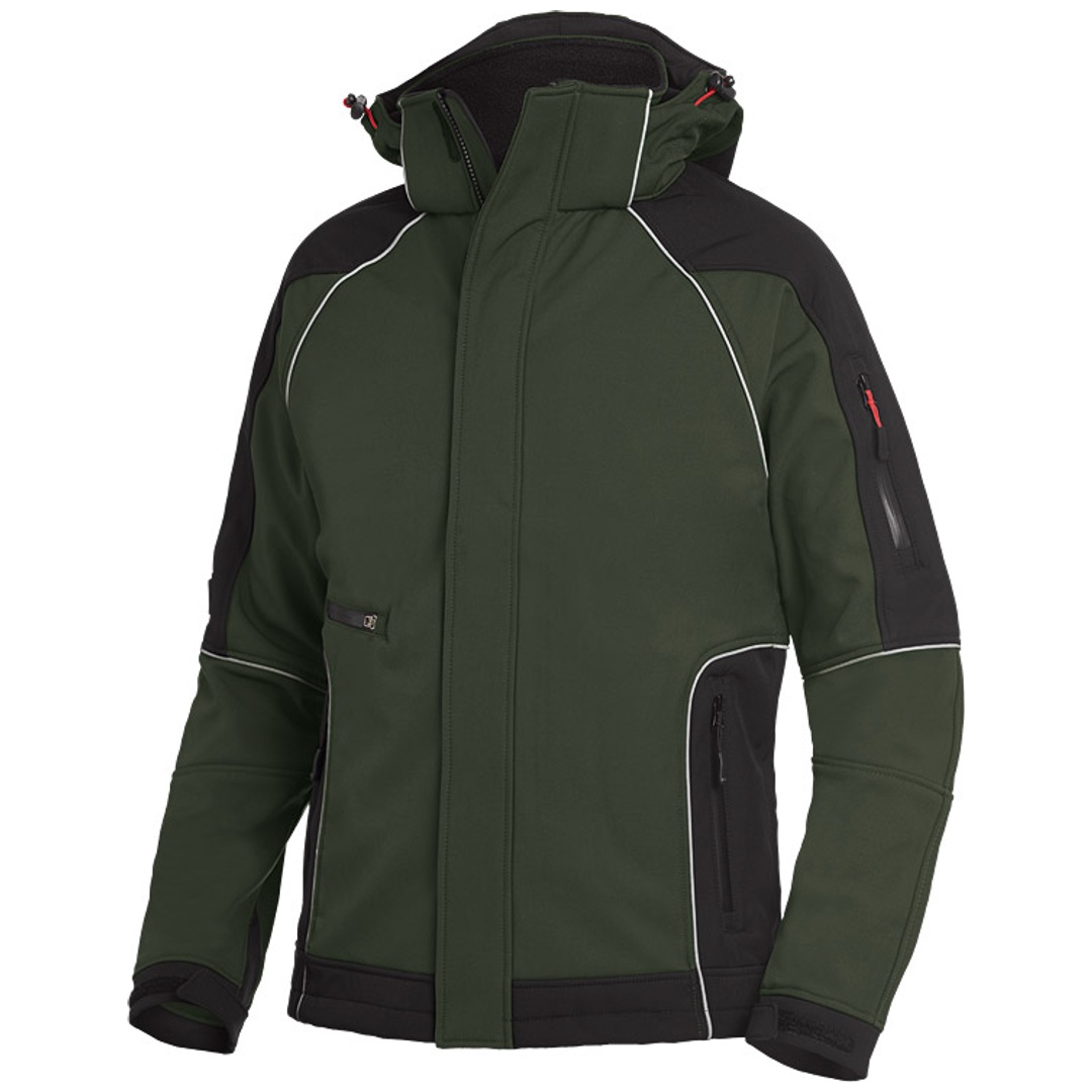 FHB Softshell-Jacke Walter 78518 Gr. 2XL oliv/schwarz