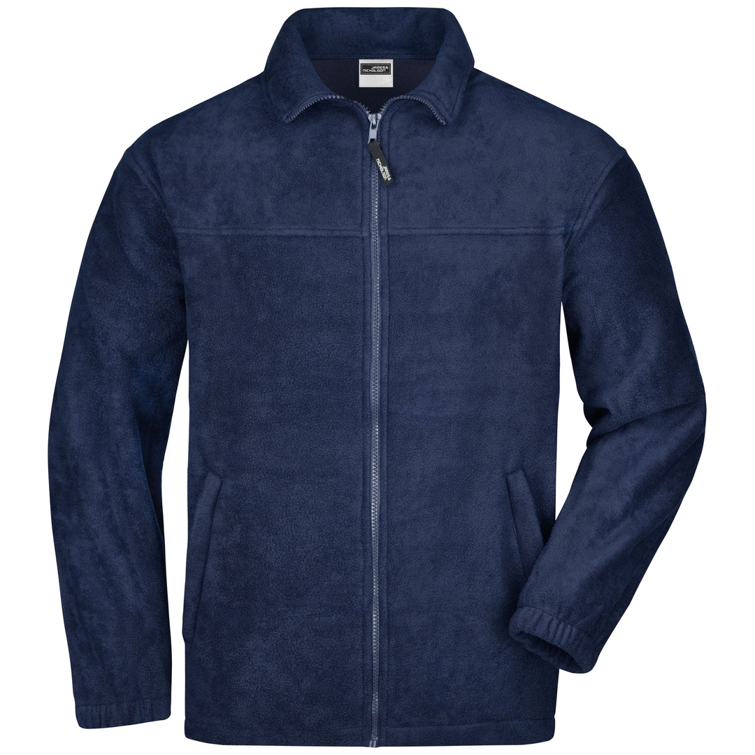 James & Nicholson Full-Zip Herren Fleecejacke JN044 Gr. S navy