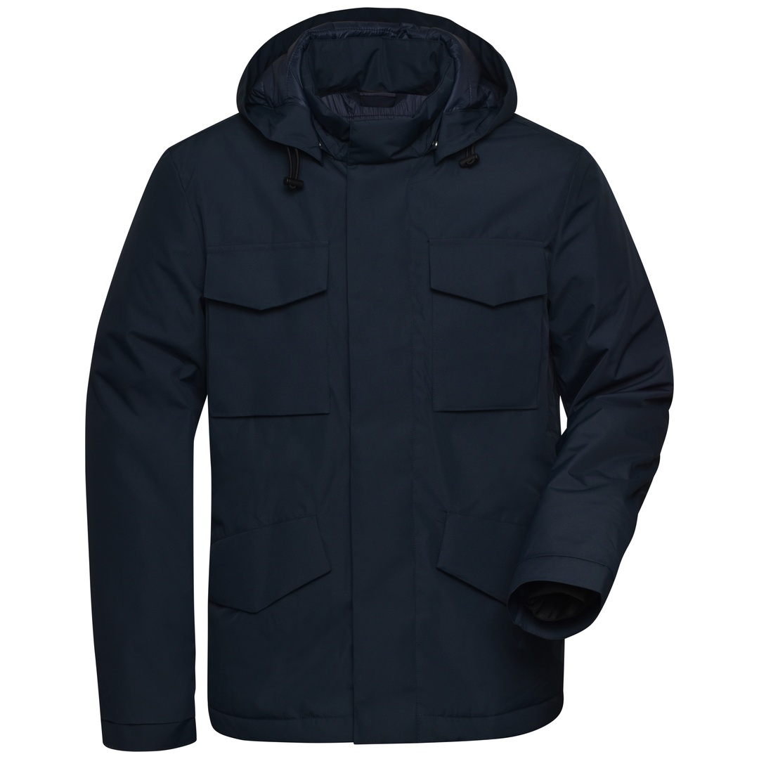 James & Nicholson wattierte Herren Businessjacke JN1158 Gr. S navy