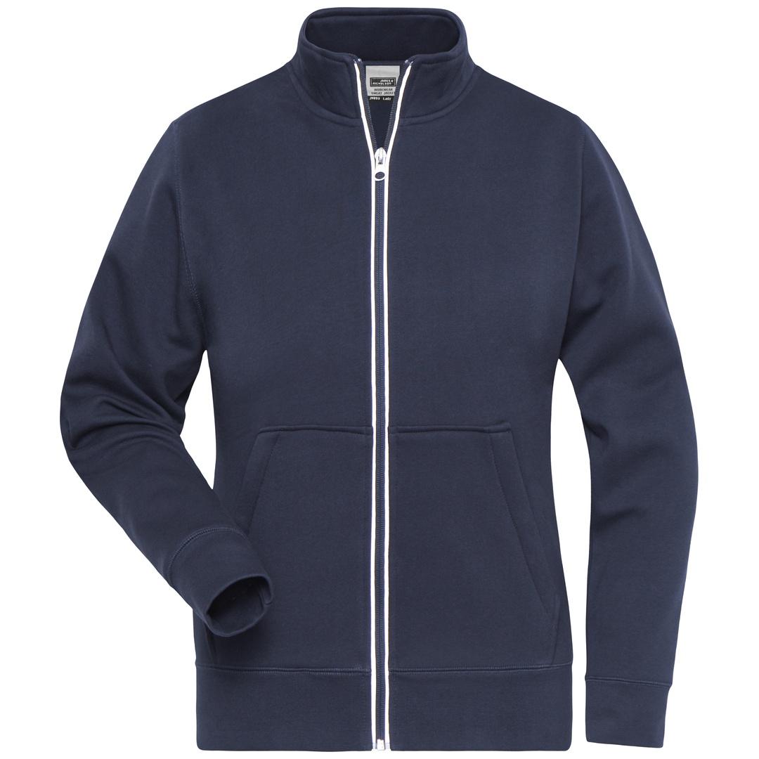 James & Nicholson Fleecejacke Damen JN1809 Gr. 4XL navy