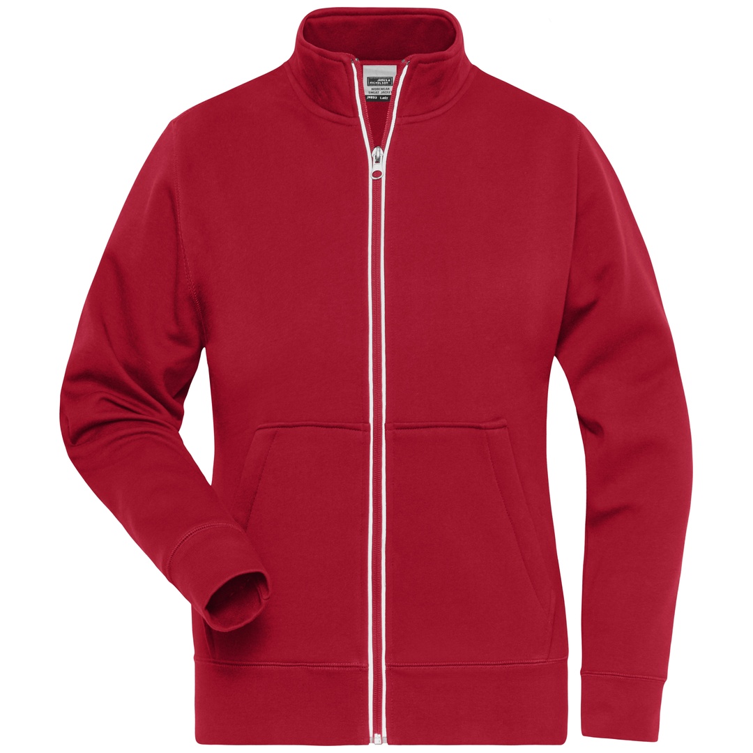 James & Nicholson Fleecejacke Damen JN1809 Gr. XS rot