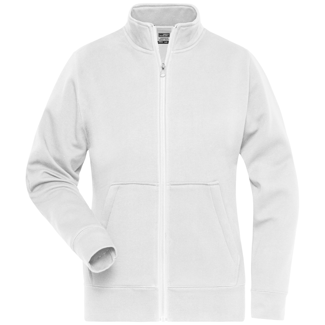 James & Nicholson Fleecejacke Damen JN1809 Gr. XL weiß