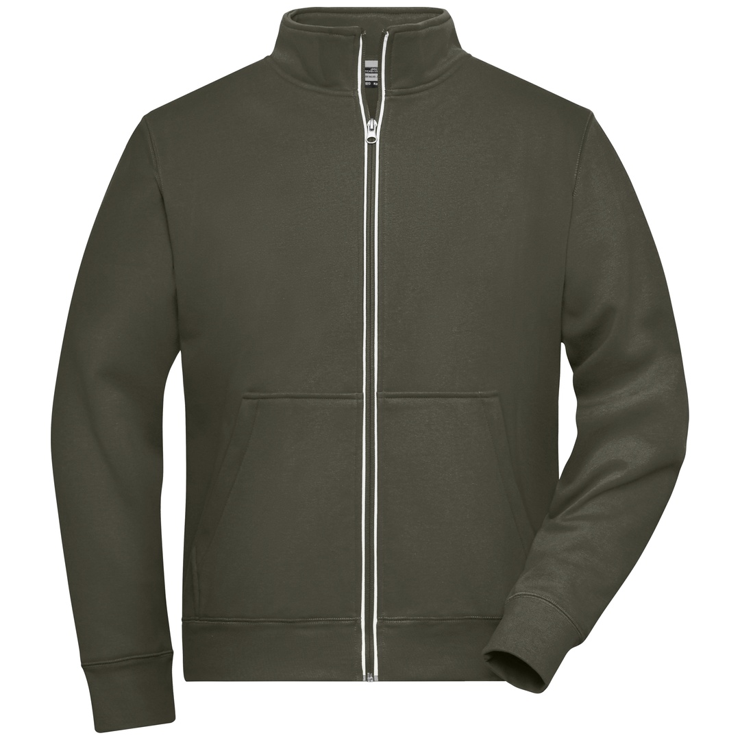 James & Nicholson Fleecejacke Herren JN1810 Gr. XL olive