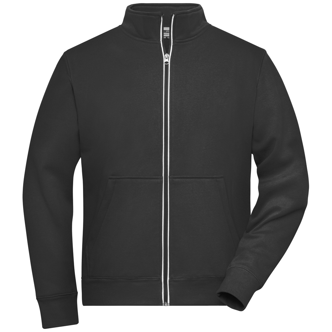 James & Nicholson Fleecejacke Herren JN1810 Gr. M schwarz