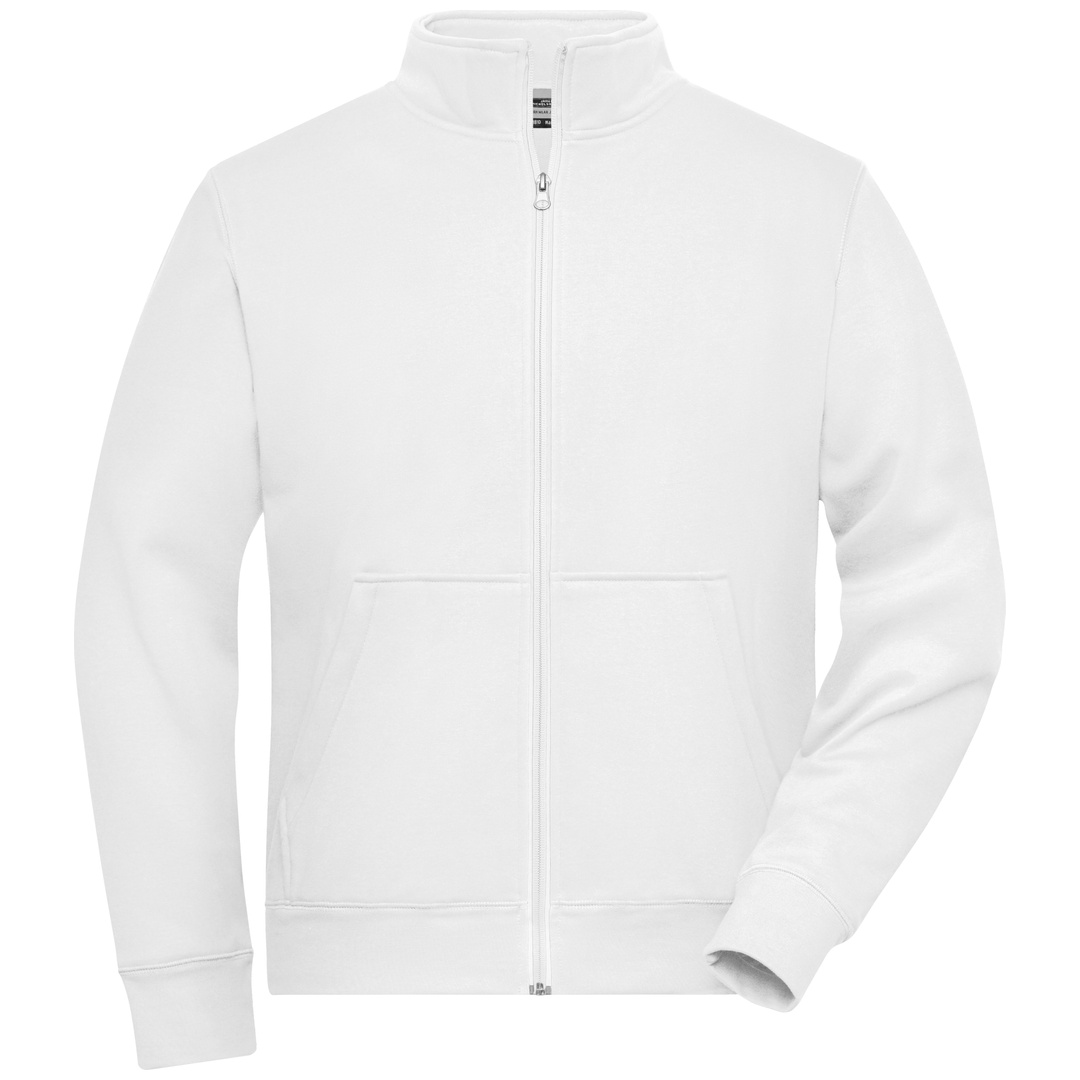 James & Nicholson Fleecejacke Herren JN1810 Gr. 6XL weiß