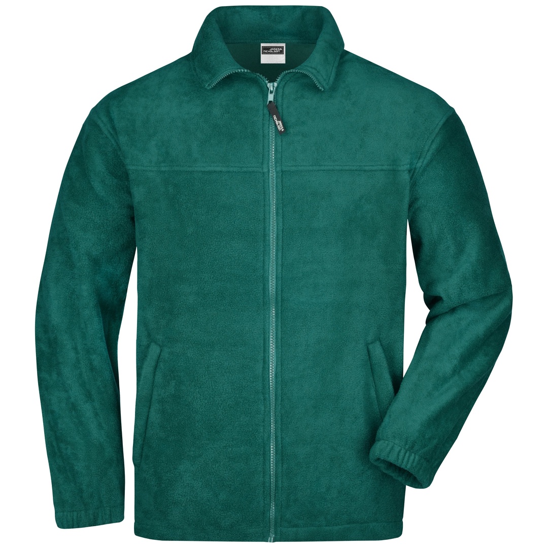 James & Nicholson Full-Zip Herren Fleecejacke JN044 Gr. L dark-green