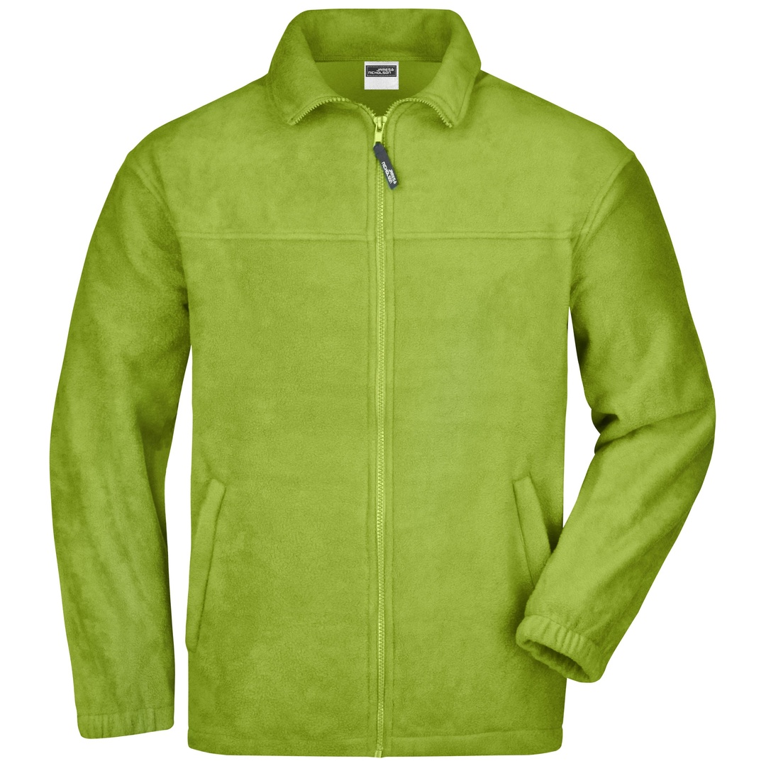 James & Nicholson Full-Zip Herren Fleecejacke JN044 Gr. XL lime-green