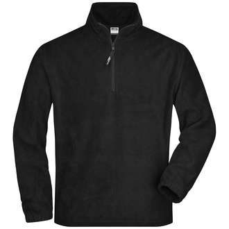 James & Nicholson Sweatshirt in schwerer Fleece-Qualität JN043 Gr. S black