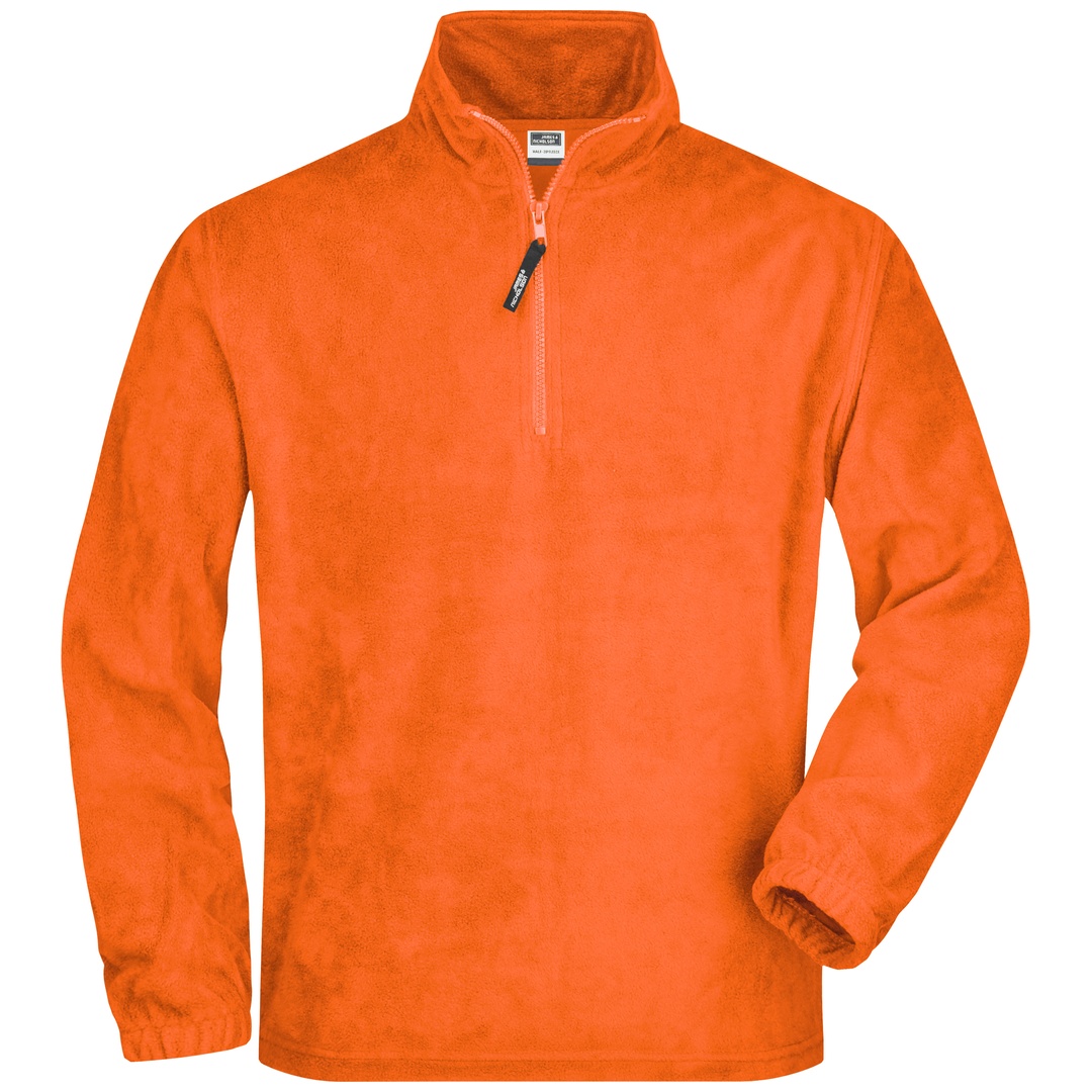 James & Nicholson Sweatshirt in schwerer Fleece-Qualität JN043 Gr. S orange