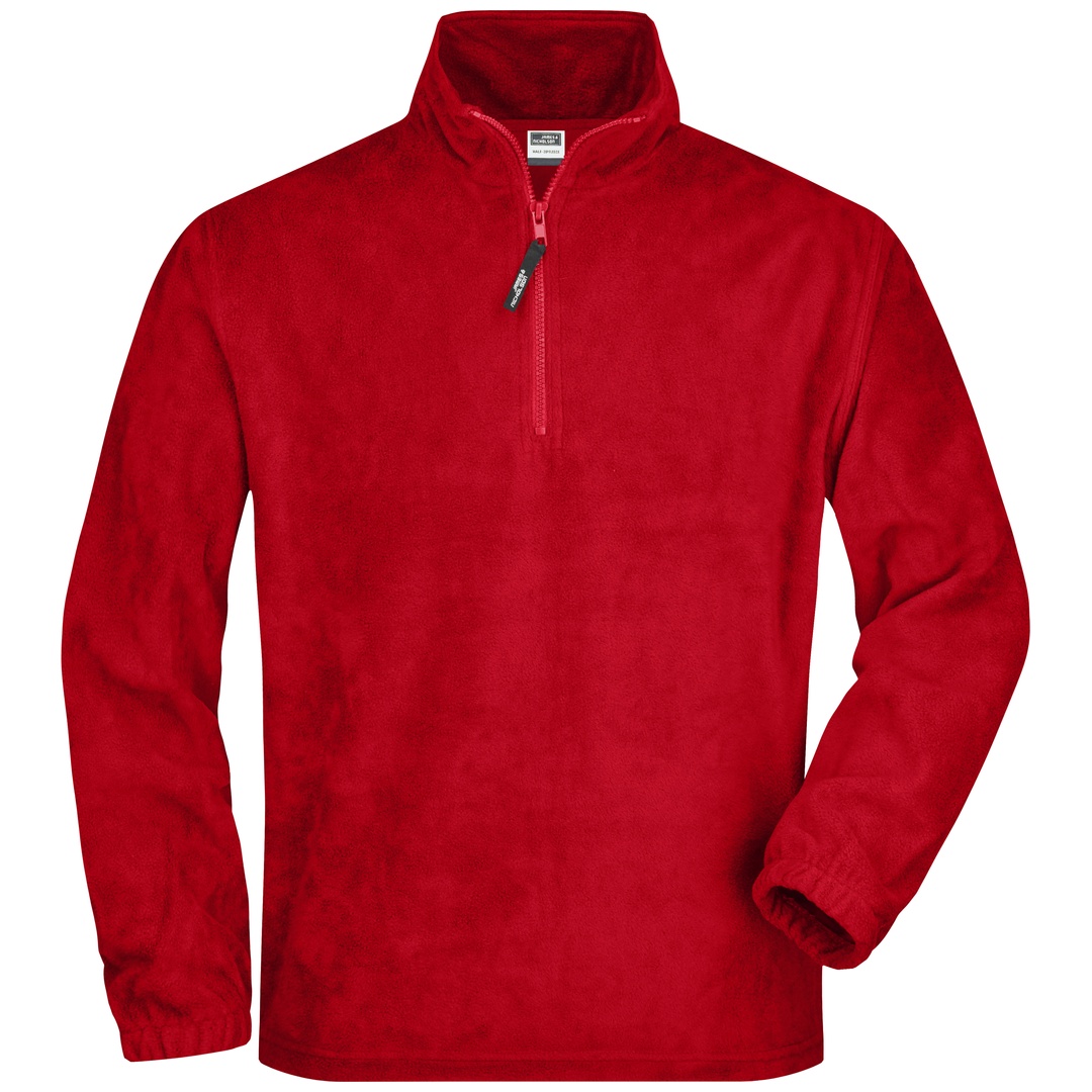James & Nicholson Sweatshirt in schwerer Fleece-Qualität JN043 Gr. S red
