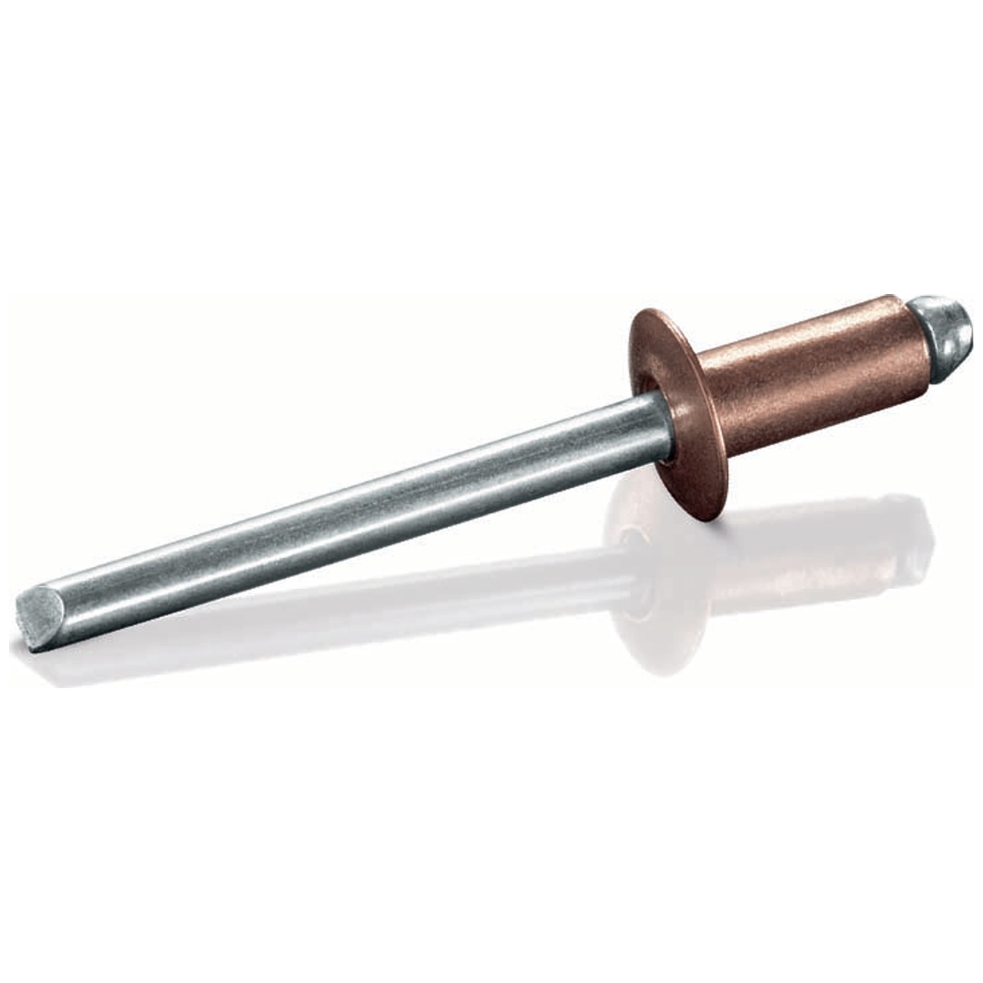 Goebel Blindniete STANDARD - Kupfer / Stahl - Flachrundkopf - 3,2 x 6