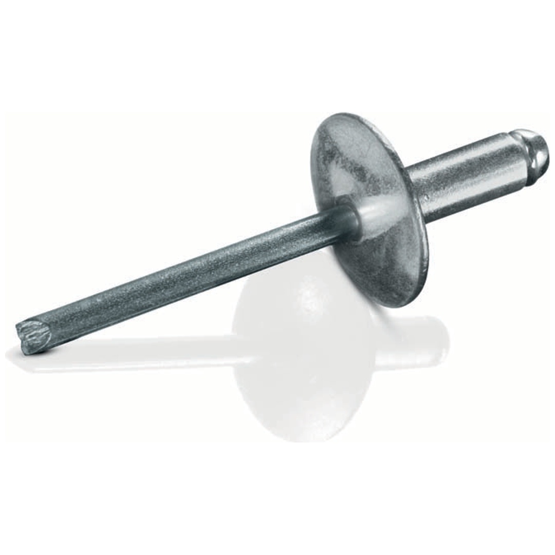 Goebel Blindniete STANDARD - Stahl / Stahl - Großkopf - 3,2 x 8, Kopfgröße K9,5