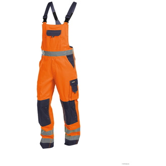 Dassy Warnschutz Latzhose Toulouse Gr. 52 orange/marine