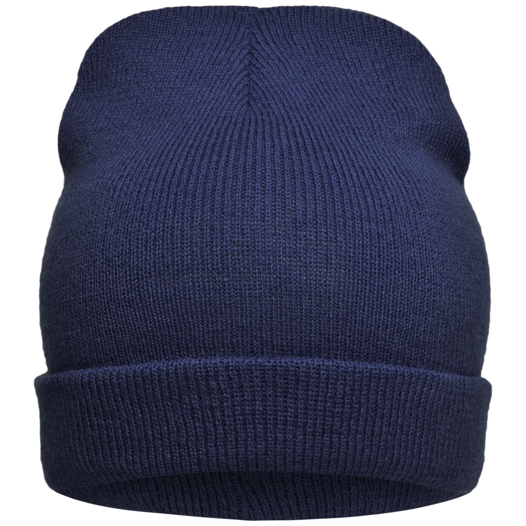 myrtle beach Sehr leichte Promotion Strickmütze mit Umschlag MB7112 Gr. one size navy